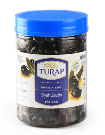 6.No S-Yağlı Sele Siyah Zeytin Pet